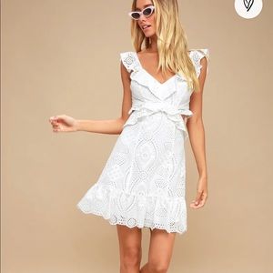 BRAND NEW ASTR The Label White Dress!